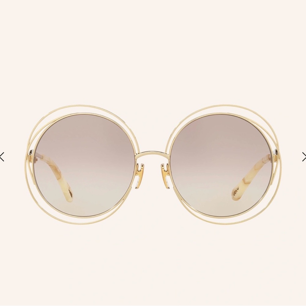 Chloè Carlina Sunglasses Gold - Picture 2 of 16